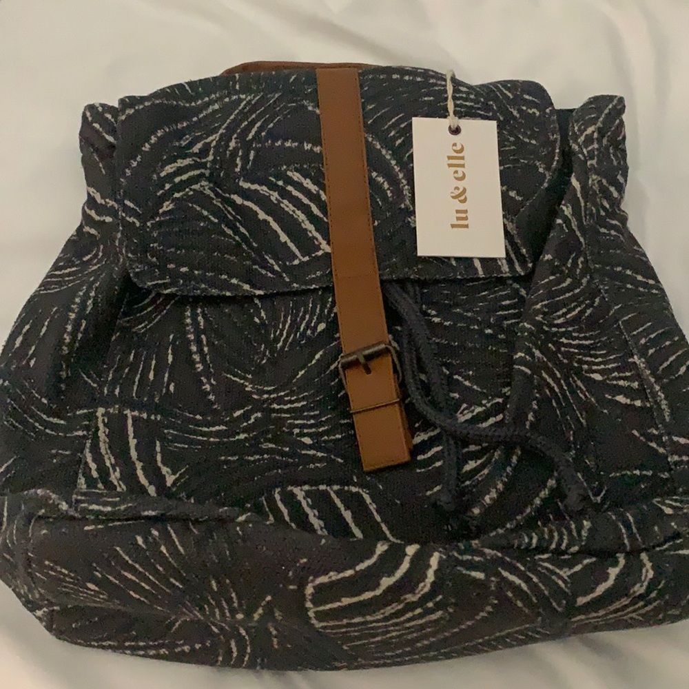 Lu and Elle backpack paradise palm